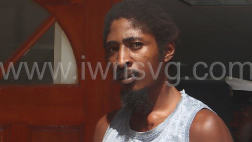 Imran Ells leaves the Colonarie Magistrate's Court sitting at Georgetown on May 16, 2024.