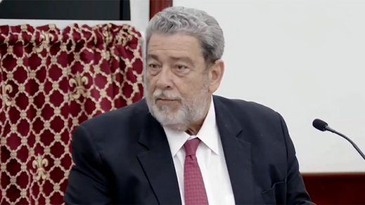 Prime Minister Ralph Gonsalves in a May 9, 2024 photo.