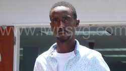 The defendant Zion Ashton leaves Georgetown Magistrate’s Court on April 29, 2024.