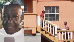 Funeral home employees remove the body of Osborne Glasgow aka Soca, 63, from his Harmony Hall home where burglars shot and killed him during a home invasion on Wednesday, June 26, 2024. 