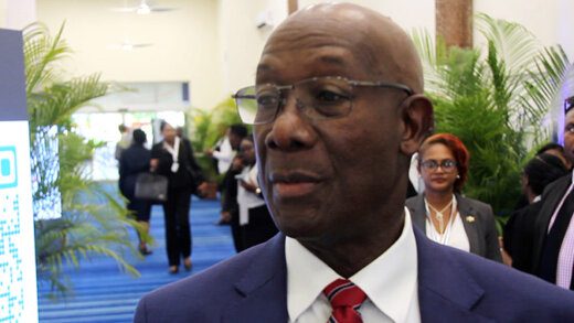 Trinidad and Tobago Prime Minister Keith Rowley, in a July 2024 CMC photo.