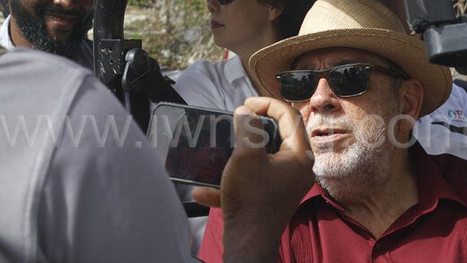 Prime Minister Ralph Gonsalves speaking with iWitness News in Mayreau on Tuesday, July 9, 2024.