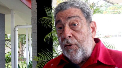 Prime Minister Dr. Ralph Gonsalves, speaking to CMC at the CARICOM summit in Grenada (CMC Photo)
