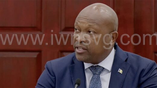 Minister of Agriculture, Saboto Caesar speaking in Parliament on Thursday, July 18, 2024.