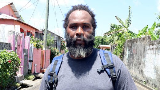 The defendant, Alvin Collins outside the Georgetown Magistrate's Court on Monday, Aug. 26, 2024.
