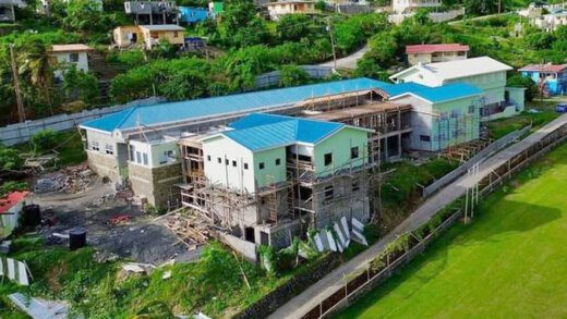 The Bequia Community High School in a photo published by the Agency for Public Information on Aug. 8, 2024.