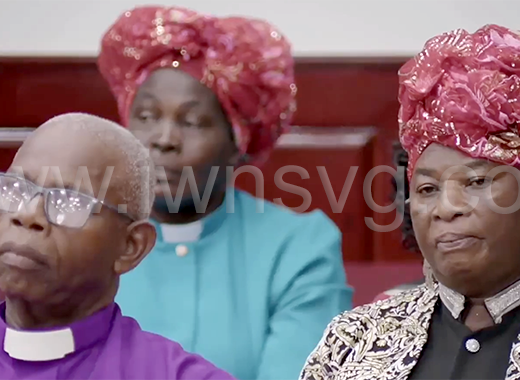 Spiritual Baptists members in Parliament during the debate on Tuesday, Aug. 27, 2024. 