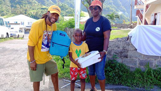 Donation of school supplies