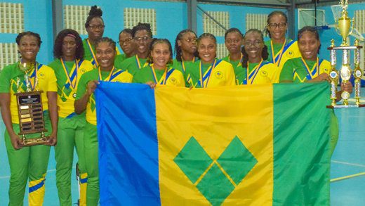 St. Vincent and the Grenadines -- 2024 ECCB International Netball Series Champions. (Photo: Robertson S. Henry) 