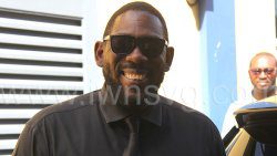 Detective Sergeant Biorn Duncan outside the Serious Offences Court on Wednesday, Oct. 9, 2024, one day after he celebrated 20 years as a police officer.