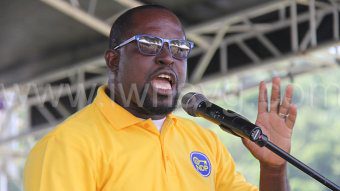 The New Democratic Party's candidate for Central Leeward, Conroy Huggins in an Oct. 13, 2024, photo. 
