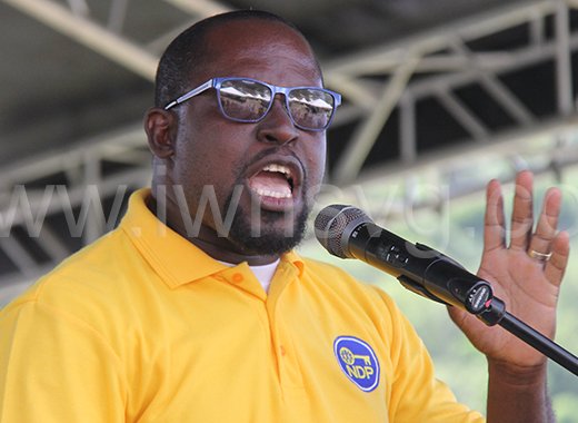 The New Democratic Party's candidate for Central Leeward, Conroy Huggins in an Oct. 13, 2024, photo. 