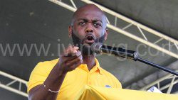 Opposition New Democratic Party's candidate for North Leeward, Kishore Shallow in a Oct. 13, 2024 photo. 