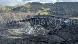 La Soufriere volcano on Sept. 7, 2024.