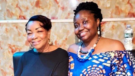 Vincentian singers, Judy Boucher, left, and Ganigi.