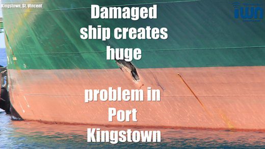 Damaged ship