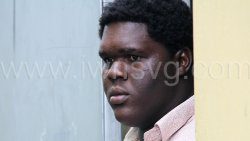 The defendant, Sibran Allen outside the Serious Offences Court on Monday, Nov. 11, 2024.