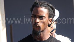 The defendant, Adonis Francis leaves the Kingstown Magistrate's Court on Tuesday, Dec. 11, 2024.