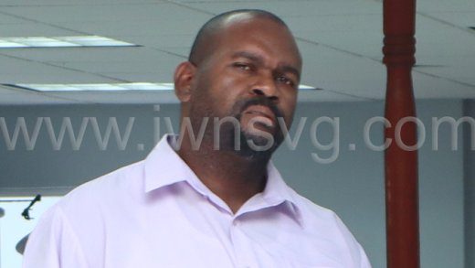 Alwin Woods leaves the Colonarie Magistrate Court sitting at Georgetown on Oct. 3, 2024. 