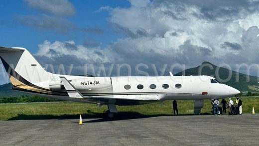 Jet in Canouan