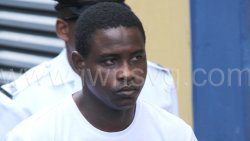 Romano Andrews aka Russian leaves the Serious Offences Court on Dec. 5, 2024, after being committed to stand trial for murder.