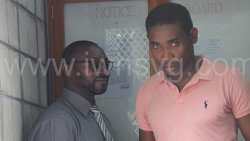 The defendant, Hollis Young aka Pargy leaves the Serious Offences Court on Monday, Feb. 17, 2025.
