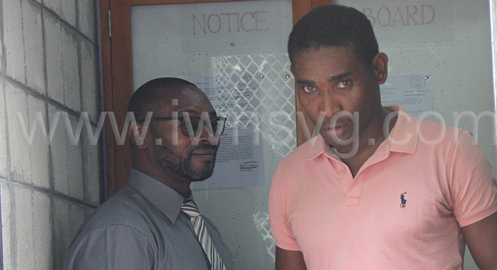 The defendant, Hollis Young aka Pargy leaves the Serious Offences Court on Monday, Feb. 17, 2025.