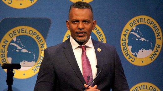 President of the Caribbean Development Bank, Daniel Best speaking at the bank’s annual news conference in Bridgetown, Barbados on Wednesday, March 19, 2025. (CMC Photo)
