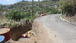 The road in Edinboro on March 3, 2025.