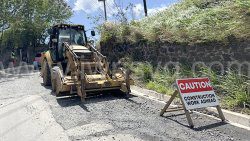 Roads work in Edinboro on March 3, 2025.