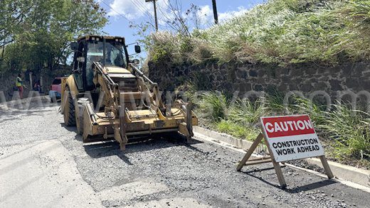 Roads work in Edinboro on March 3, 2025.