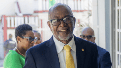 Central Kingstown MP, St. Clair Leacock arrives at Parliament on Jan. 14, 2025. (Photo: Facebook/NDPSVG)
