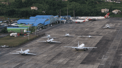 Argyle International Airport on Jan. 2, 2025. (Photo: Facebook/SVGATC)