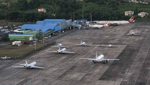 Argyle International Airport on Jan. 2, 2025. (Photo: Facebook/SVGATC)