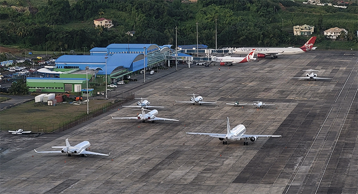 Argyle International Airport on Jan. 2, 2025. (Photo: Facebook/SVGATC)