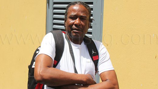 The defendant, Dillon Lavia outside the Serious Offences Court in Kingstown on Monday, April 7, 2025, after being fined for importing marijuana into St. Vincent and the Grenadines. 