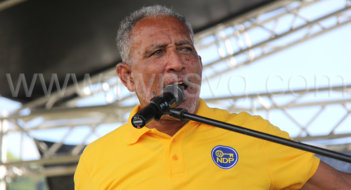 Opposition Leader Godwin Friday in an Oct. 13, 2024 photo.