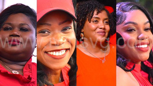 Unity Labour Party senators (from left) Keisal Peters, Ashelle Morgan, Benarva Browne and Shackell Bobb. (Photos: Facebook/Star Morning Scoop)