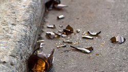 Broken bottle