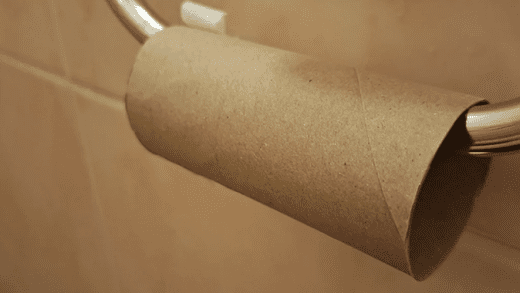 Empty toilet paper