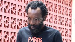 Everoy John leaves the Georgetown Magistrate’s Court after securing his first conviction in nine years.