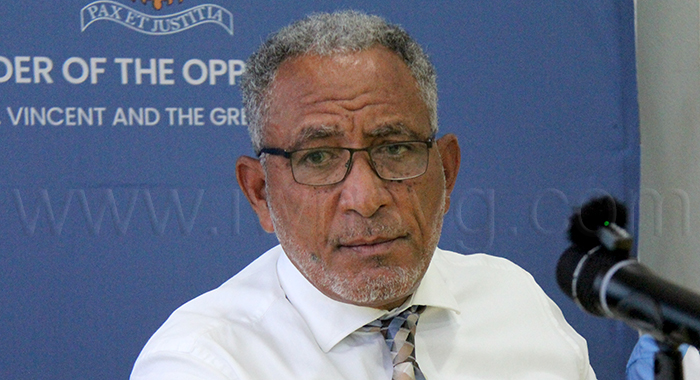 Opposition Leader Godwin Friday in an April 2, 2025 photo.