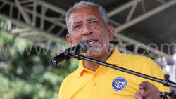 Opposition Leader Godwin Friday in an Oct. 13, 2024 photo.