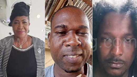 From left: Lesline Davis, Demeon Cumberbatch and Joel Browne were shot and killed at Davis' shop in Belmont on May 16, 2025. (Photos: Facebook)