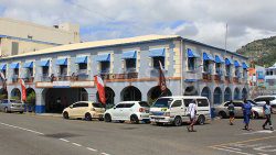 The St. Vincent Co-operative Bank in Kingstown on March 3, 2025.