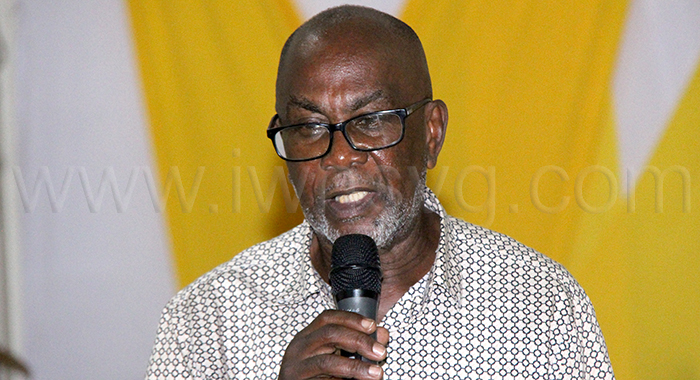 Central Kingstown Mp, St. Clair Leacock, a vice president of the opposition New Democratic Party, in a Dec. 23, 2024 photo.