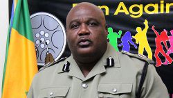 Acting Assistant Commissioner of Police, Trevor “Buju” Bailey, speaking at the police press conference in Kingstown on Monday, May 26, 2025.