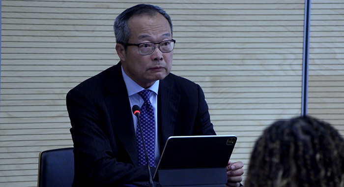 Vice President of Infrastructure at the World Bank, Guangzhe Chen. (CMC Photo)