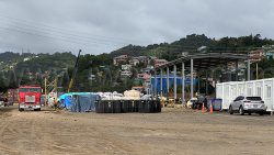 The construction site of the Acute Referral Hospital in Arnos Vale on Friday, June 20, 2025.
