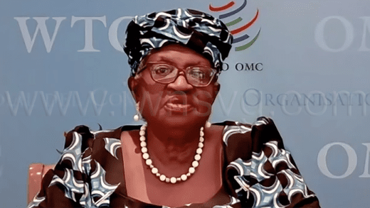 WTO Director General, Ngozi Okonjo-Iweala, addressing the seventh meeting of the OECS Assembly in Kingstown on Tuesday, June 17, 2025. 